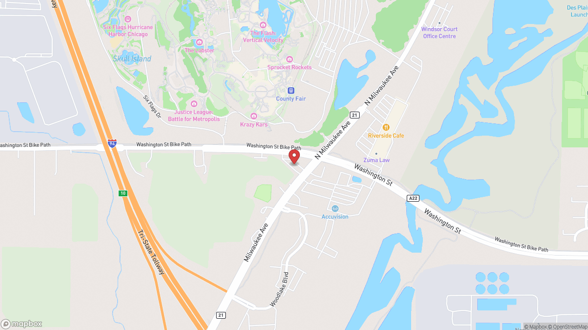 Map of Shell in Gurnee, IL